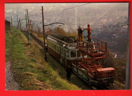 VBC-23 Train De Travaux Près De Cherne - Montreux. Caténaire. GF NC - Montreux