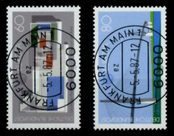 BRD BUND 1987 Nr 1321-1322 Zentrisch Gestempelt X89E96A - Used Stamps