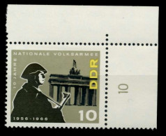 DDR 1966 Nr 1162 Postfrisch ECKE-URE X904952 - Ongebruikt