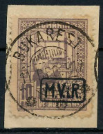 BES 1WK D-MV RUMÄNIEN Nr K4 Zentrisch Gestempelt Briefstück X7792C2 - Occupazione 1914 – 18