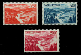 SAARLAND 1948 Nr 252-254 Postfrisch X792896 - Unused Stamps