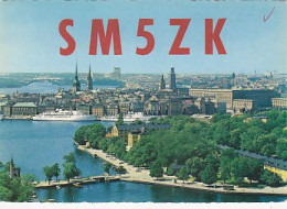 AK 214896 QSL - Sweden - Stockholm - Amateurfunk