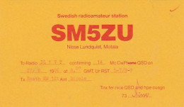 AK 214897 QSL - Sweden - Motala - Amateurfunk