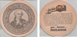 5000916 Bierdeckel Rund - Paulaner - 350 J. - Karl Theodor - Sous-bocks