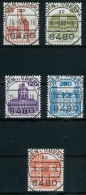 BRD DS BURGEN U. SCHLÖSSER Nr 1139-1143 Zentrisch Gestempelt X927156 - Used Stamps