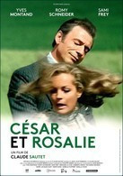 Carte Postale : César Et Rosalie (cinéma Affiche Film) Yves Montand - Romy Schneider - Illustration : Michel Landi - Affiches Sur Carte