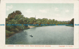 R162022 London. Hyde Park View From Serpentine Bridge. F. F. And Co - Other & Unclassified