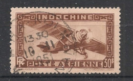 INDOCHINE - 1949 - Poste Aérienne PA N°YT. 47 - Avion 30pi Brun - Oblitéré / Used - Usati