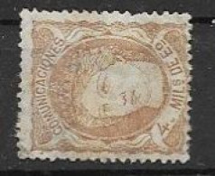 Spain Mh * 1870 3/4 Of Original Gum Remaining - Unused Stamps