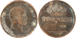 ITALIE - DEUX SICILES - 1858 - 5 TORNESI - Ferdinando II - 20-224 - Zwei Sizilien
