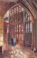 R162184 The Ambulatory And Entrance To Lady Chapel. Gloucester Cathedral. Tuck. - World