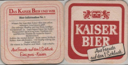 5005800 Bierdeckel Quadratisch - Kaiser - Sous-bocks