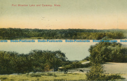 R162738 Fort Meadow Lake And Causeway. Mass. Robbins Bros. 1908 - Monde