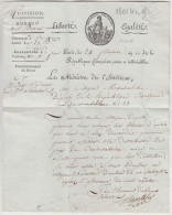 I° Repubblica Francese. Consolato, Ministro Degli Interni Jean Antoine Chaptal Lettera E Firma Autografa. 15/12/1801 - Historische Documenten