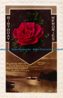R162244 Greetings. Birthday Memories. Red Rose. Art. RP - World