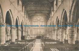 R162769 St. Marys Church Interior. Horsham. Valentine. 1912 - World