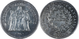 FRANCE - 1978 - 50 Francs Hercule - ARGENT 900‰ - 20-225 - 50 Francs