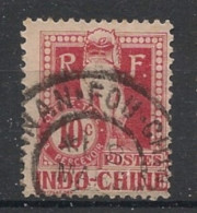 INDOCHINE - 1908 - Taxe TT N°YT. 8 - Dragon D'Angkor 10c Carmin - Oblitéré / Used - Used Stamps