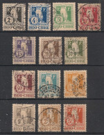 INDOCHINE - 1908 - Taxe TT N°YT. 5 à 17 - Série Complète - Oblitéré / Used - Gebraucht