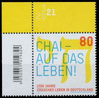 BRD BUND 2021 Nr 3588 Postfrisch ECKE-OLI X5290AA - Unused Stamps
