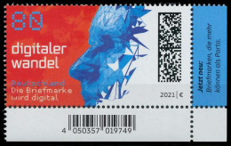 BRD BUND 2021 Nr 3590 Postfrisch ECKE-URE X52912E - Unused Stamps
