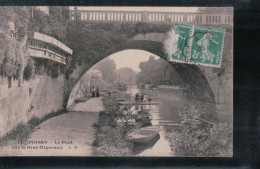 Cpa 78  Poissy Le Pont Sur Le Bras Migneaux - Montfort L'Amaury