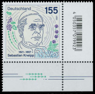 BRD BUND 2021 Nr 3598 Postfrisch ECKE-URE X52BA7E - Unused Stamps