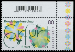 BRD BUND 2021 Nr 3600 Postfrisch ECKE-ORE X52BAF2 - Unused Stamps