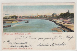 39089541 - Offenbach. Offenbach Gelaufen, 1901. Ecken Mit Albumabdruecken, Leicht Fleckig, Sonst Gut Erhalten - Offenbach