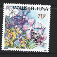 Wallis & Futuna Islands 1990 Flowers / Mother's Day 78 Fr. Single MNH - Ungebraucht