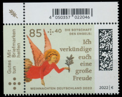 BRD BUND 2022 Nr 3724 Postfrisch ECKE-OLI X53AF16 - Unused Stamps