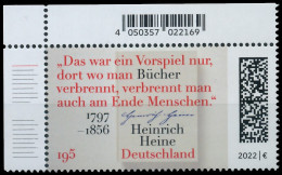 BRD BUND 2022 Nr 3731 Postfrisch ECKE-OLI X53AFD2 - Unused Stamps