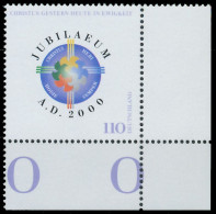 BRD BUND 2000 Nr 2087 Postfrisch ECKE-URE X552642 - Unused Stamps