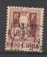 INDOCHINE - 1919 - Taxe TT N°YT. 25 - Dragon D'Angkor 16c Sur 40c Lilas-brun - Oblitéré / Used - Oblitérés