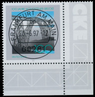 BRD BUND 1997 Nr 1931 Gestempelt ECKE-URE X55827E - Oblitérés