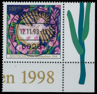 BRD BUND 1998 Nr 2024 Gestempelt ECKE-URE X5582C2 - Oblitérés