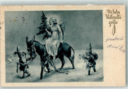 39648641 - Weihnachten Esel Engel Tannenbaum - Contes, Fables & Légendes