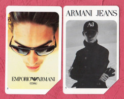 Italy- Armani Jeans & Emporio Armani- Used Pre Paid Phone Cards- Telecom  By 5000 Lire. Ed. Mqntegazza & Cellograf - Pubbliche Figurate Ordinarie
