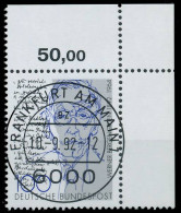 BRD BUND 1992 Nr 1629 Zentrisch Gestempelt ECKE-ORE X572A32 - Used Stamps
