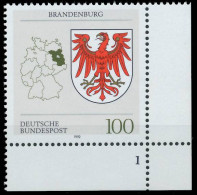 BRD BUND 1992 Nr 1589 Postfrisch FORMNUMMER 1 X572C86 - Neufs