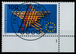BRD BUND 1992 Nr 1644 Zentrisch Gestempelt FORMNUMMER 1 X572F7A - Used Stamps
