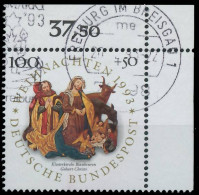BRD BUND 1993 Nr 1708 Gestempelt ECKE-ORE X572F82 - Used Stamps