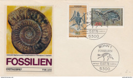 Germany 1978 : Prehistoric Animals, Fossil, Paleontology, FDC - Prehistorics