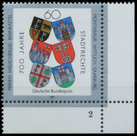 BRD BUND 1991 Nr 1528 Postfrisch FORMNUMMER 2 X575AAA - Neufs