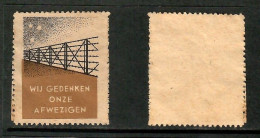 NETHERLANDS    "REMEMBER OUR MISSING" LABEL (CONDITION PER SCAN) (GL1-1) - Other & Unclassified