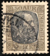 Island 1902 50 A King Christiian IX Cancelled - Oblitérés