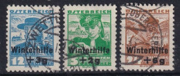 AUSTRIA 1935 - Canceled - ANK 613-615 - Oblitérés
