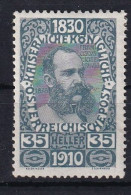 AUSTRIA 1910 - MNH - ANK 171 - Unused Stamps
