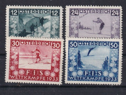 AUSTRIA 1935 - MLH - ANK 551-554 - FIS - Neufs