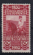 AUSTRIA 1910 - MNG - ANK 173 - Unused Stamps